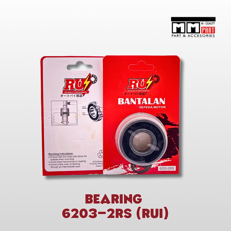 BEARING 6203-2RS RUI [RETAIL] - LAKER LAHER HONDA 6203 2RS