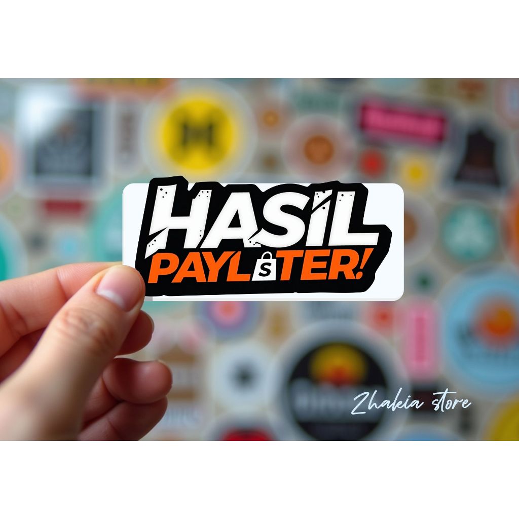 STIKER VINYL HASIL PAYLATER STIKER MOTOR STIKER KATA-KATA STIKER HELM STIKER RACING STIKER PACK LAPT