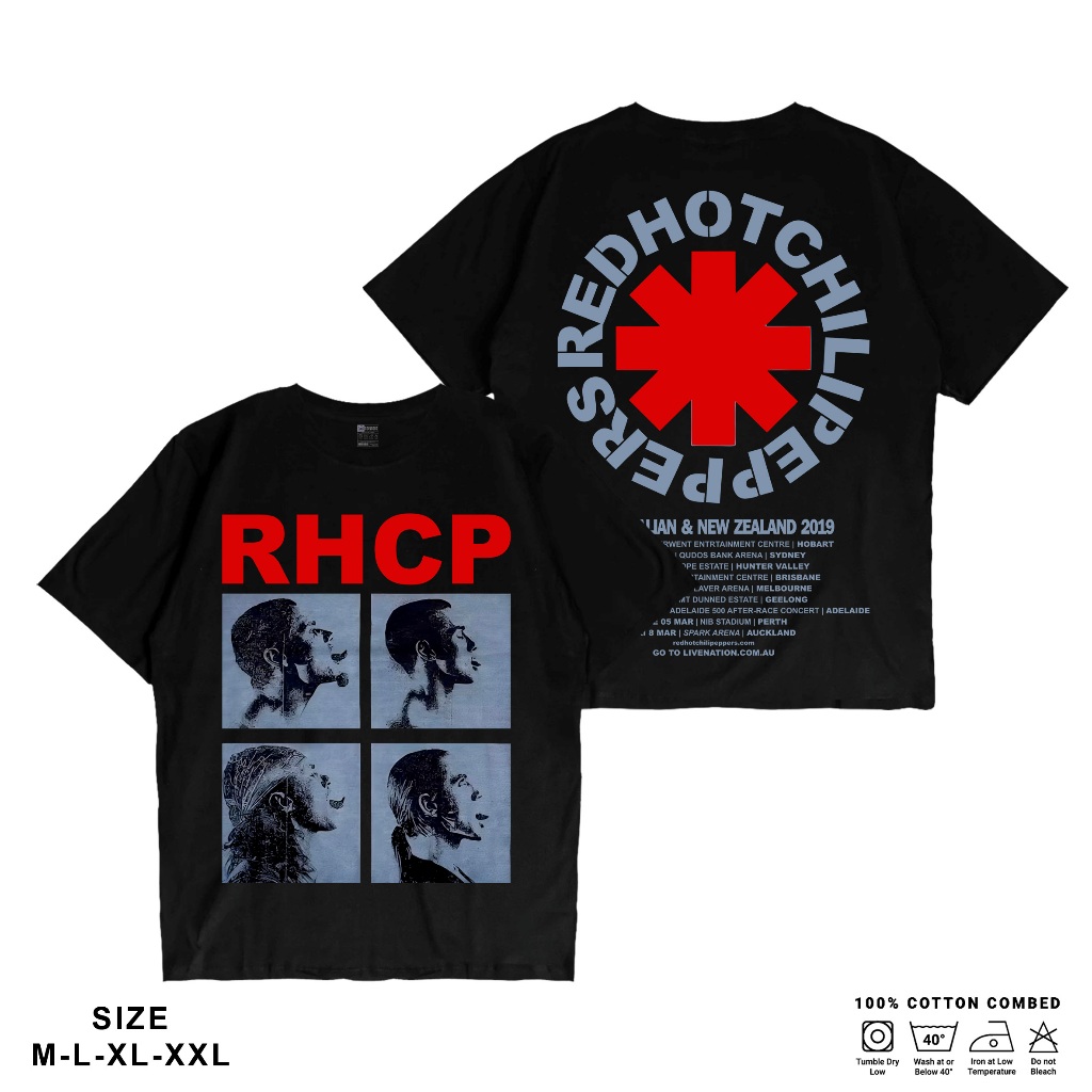 เสื้อยืด Devvogue Rhcp Australia Band เสื้อยืด