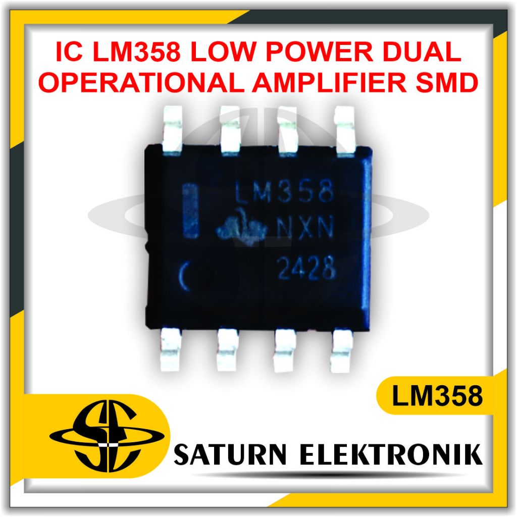 IC LM358 LM 358 LOW POWER DUAL OPERATIONAL AMPLIFIER SMD