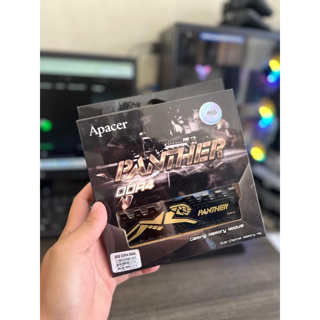 RAM 8GB DDR4 APACER Panther 2666mhz ครบชุด