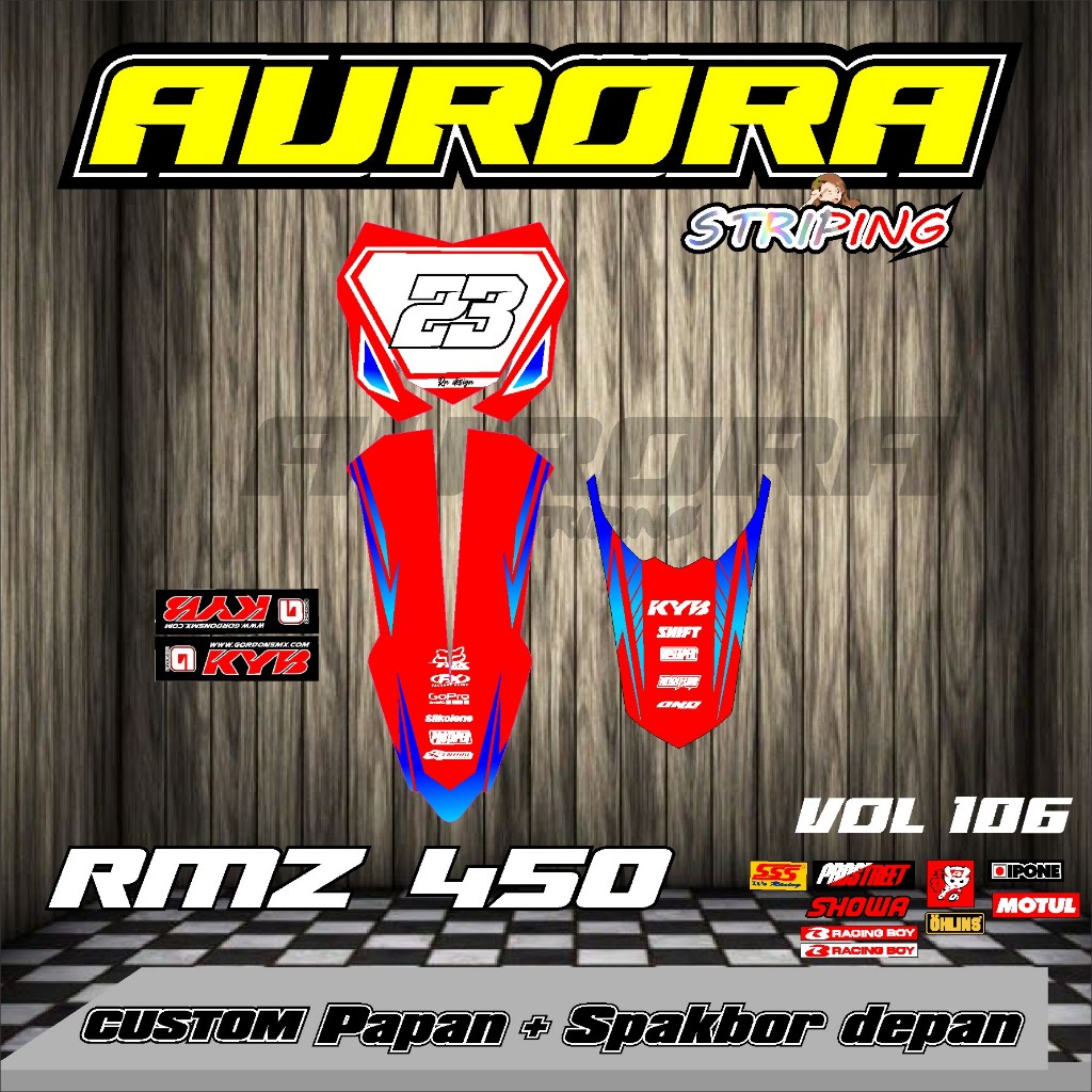 ใหม่ล่าสุดกระดานวิทยาศาสตร์หน้าบังโคลน RMZ 450 KLX BF KX KLX 150 KLX BF KLX GORDON DTRACKER KX YZ KT