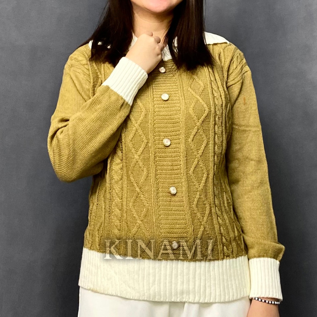 Kinami - Vellin Knit Sweater - คาร์ดิแกนผู้หญิง