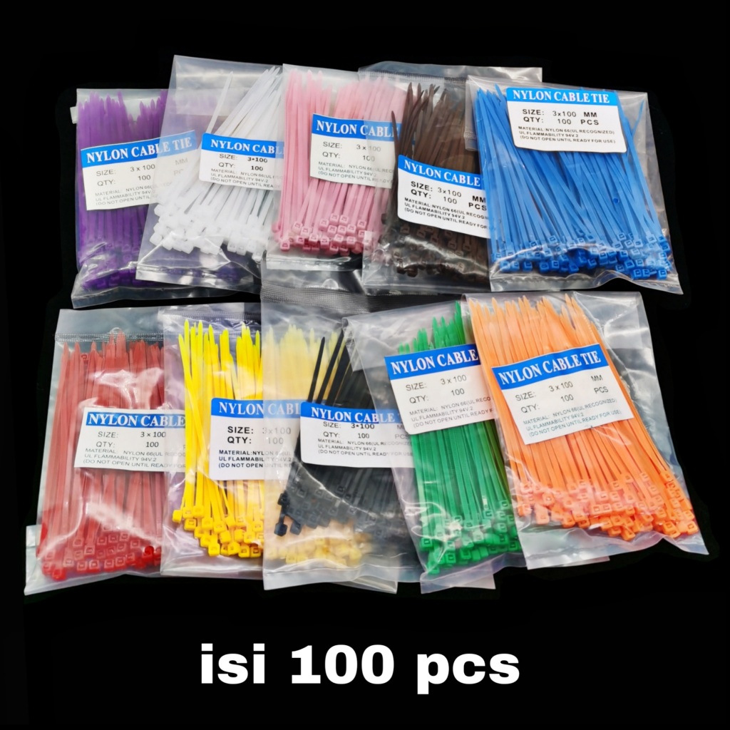 H210 CABLE TIES NYLON ZIP TIES ROPE TIES CONTENTTS 100 ชิ้นสายไนลอน TIES