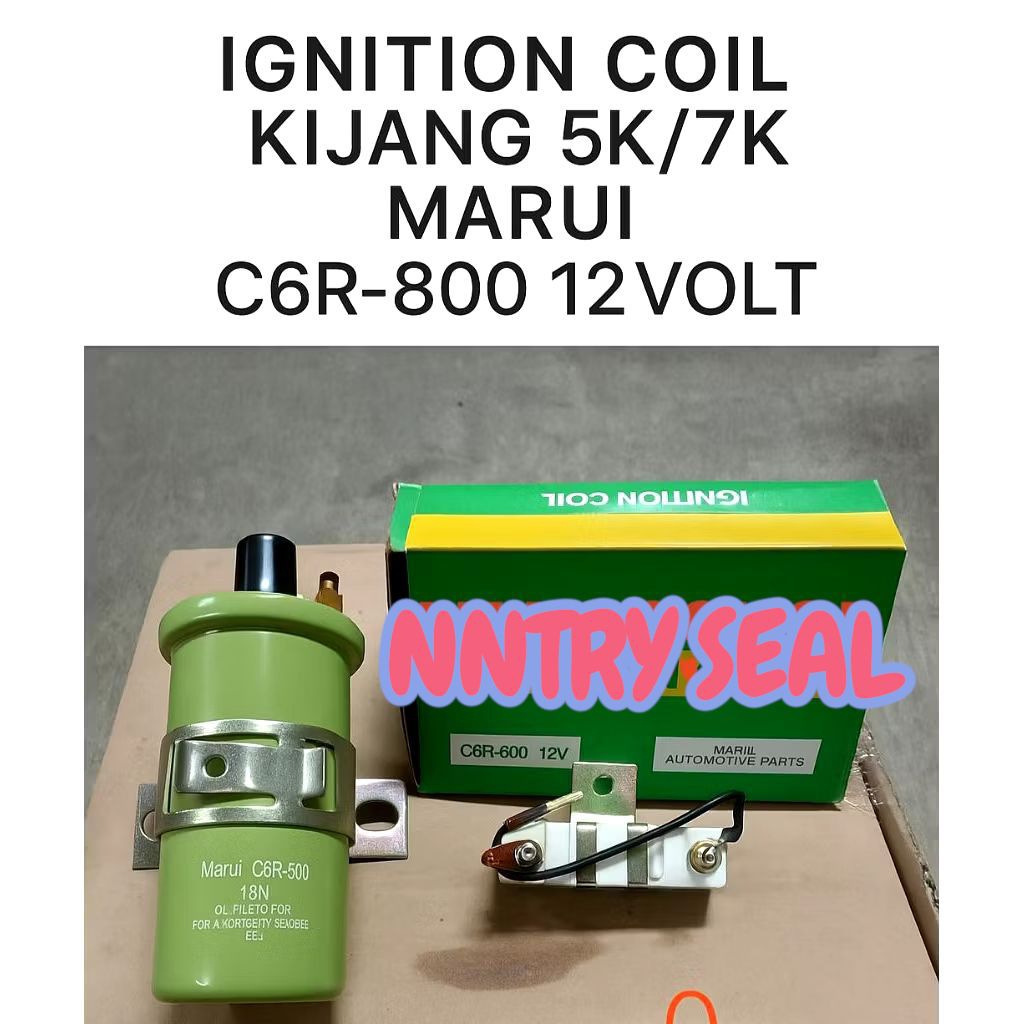 ขวดยาวคอยล์ IGNITION KIJANG 5K 7K MARUI C6R-800 12 VOLT
