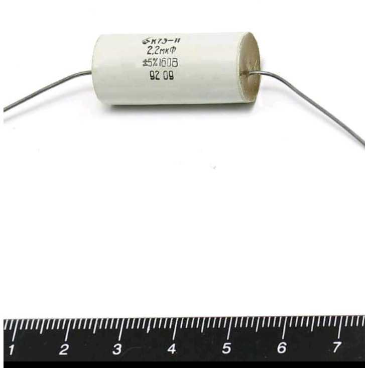 คาปาซิเตอร์ 2.2 uF 160 Volt K73-11 PETP Polypropylene Russia