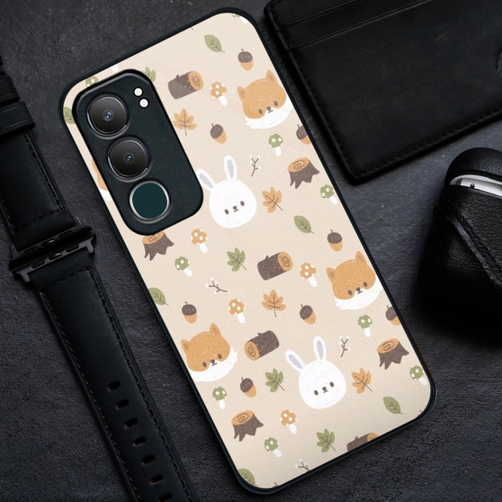 HP Vivo Y31 5G Glass Softcase [BSG-77] - เคสโทรศัพท์ Vivo Y31 5G - เคสโทรศัพท์ Vivo Y31 5G - เคสกระจ