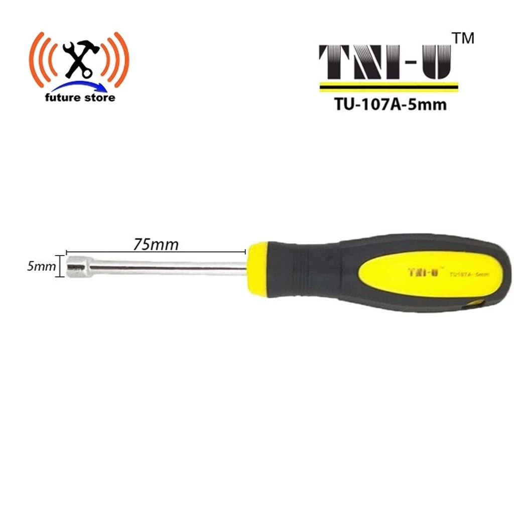 TU-107A-5mm - กุญแจ TNI-U 3 ด้าม เส้นผ่านศูนย์กลาง 5 มม. - 73986