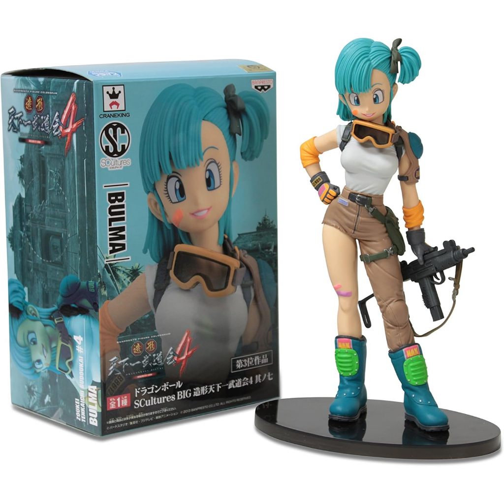 Banpresto Dragonball Sculptures Big Colosseum 7.5" Bulma Action Figure