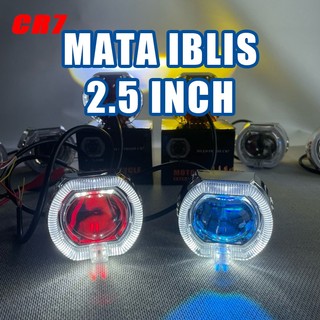 CR7 Projie Biled Cahaya Laser Cut Off mini 2.5 inch D2 D3 High Low 30watt Waterproof plus Shroud devil Bisa Motor dan Mobil Universal