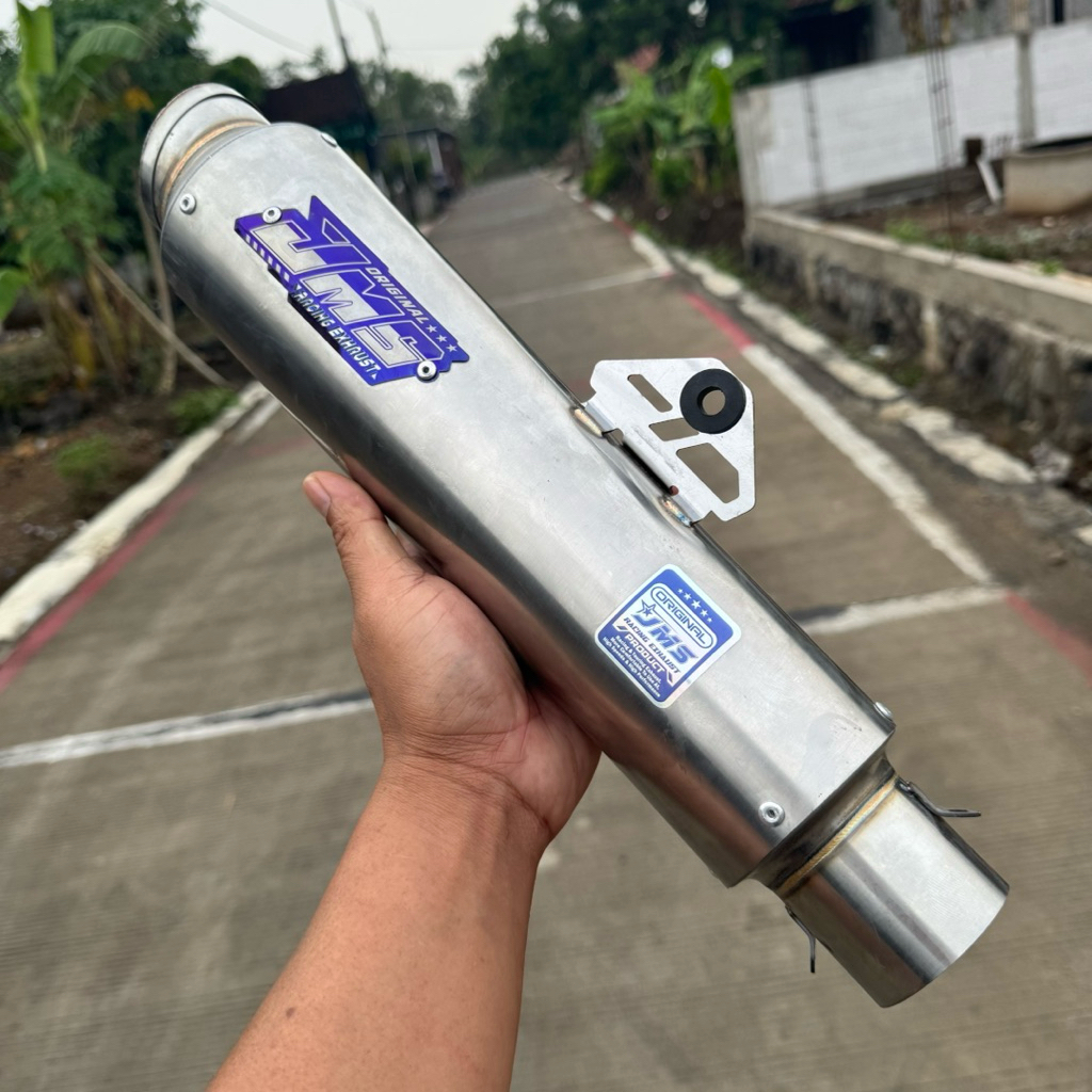 JMS ORIGINAL EXHAUST SLINCER TYPE FFA LENGTH 30 CM SARANGAN FULL