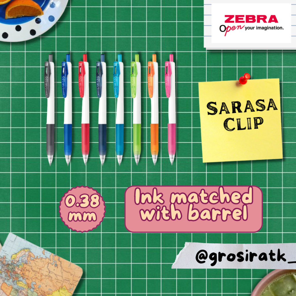 ZEBRA Sarasa Clip 0.38 ปากกา