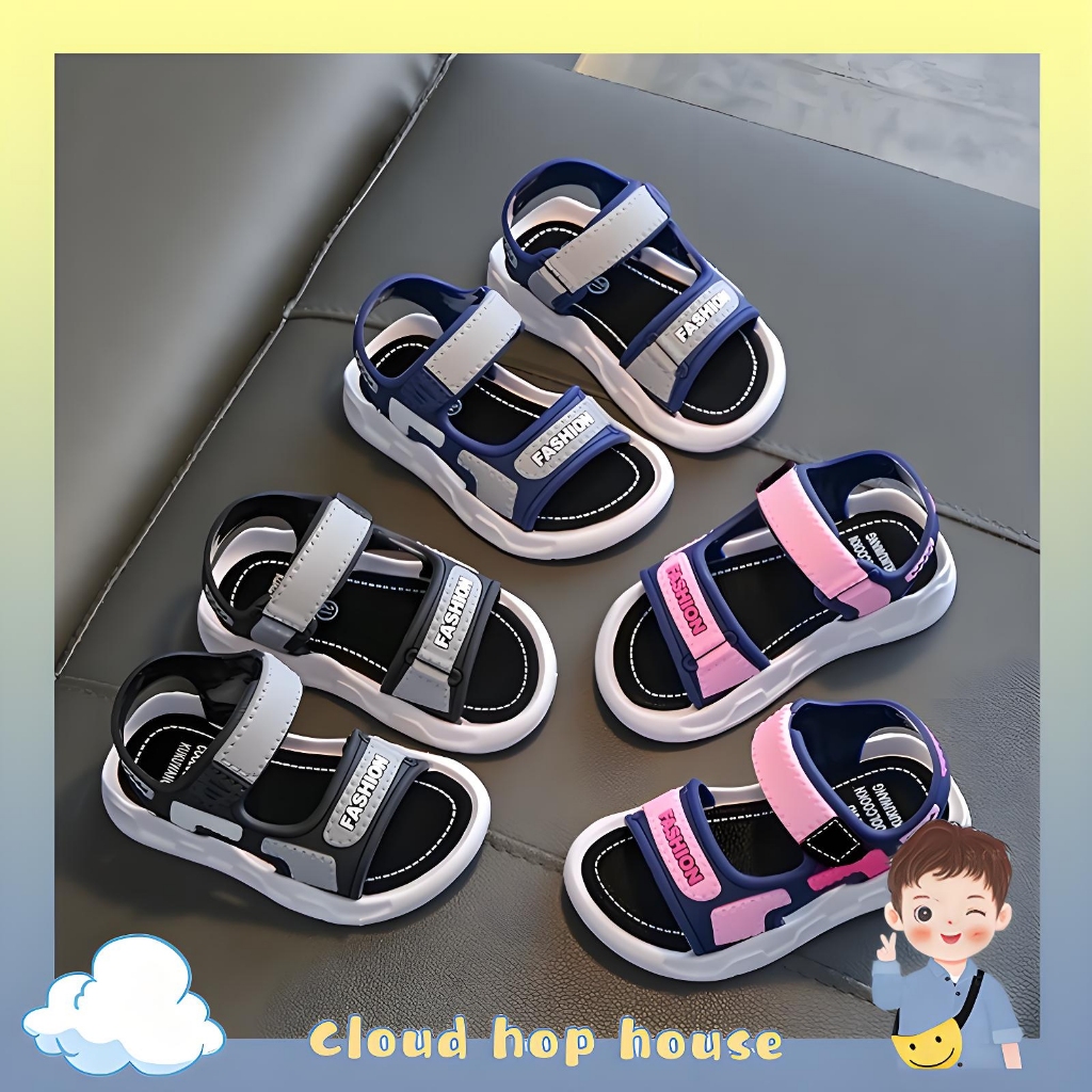 8.8 Cloud Hop House S119 รองเท้าแตะภูเขาสําหรับเด็กชายและเด็กหญิงรองเท้าแตะเด็กลําลอง