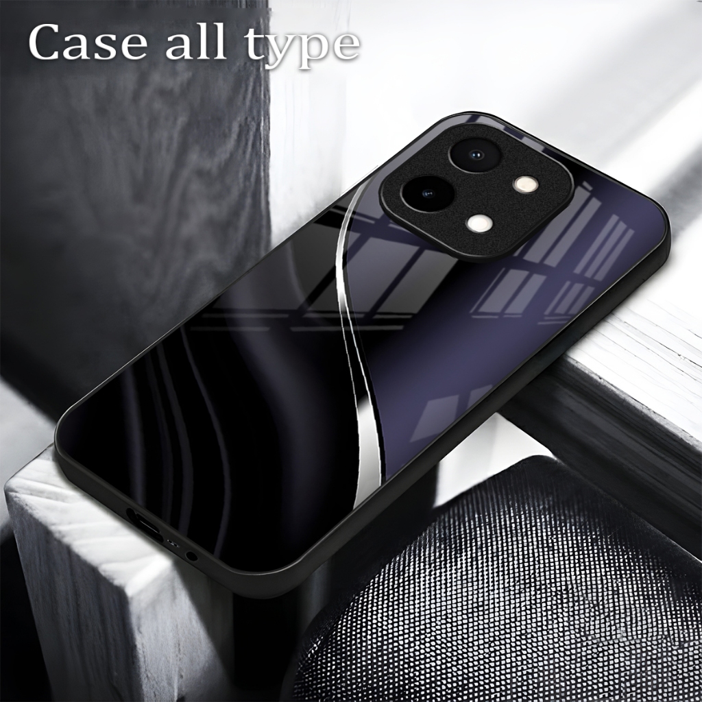 HP Softcase Glass Motif FIND CASE - VIVO Y28 4G - เคส VIVO Y28 4G ล่าสุด - เคสโทรศัพท์ VIVO Y28 4G -
