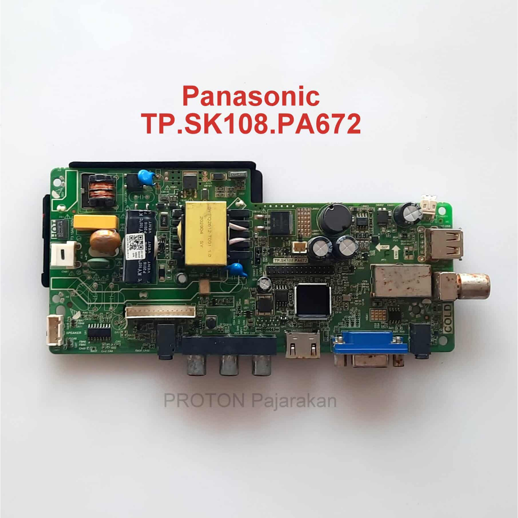 MESIN Panasonic TH-24G302G Viera TH 24G302G LED TV เมนบอร์ด TP.SK108.PA672 PCB LCD Mobo COOCAA 24CTD