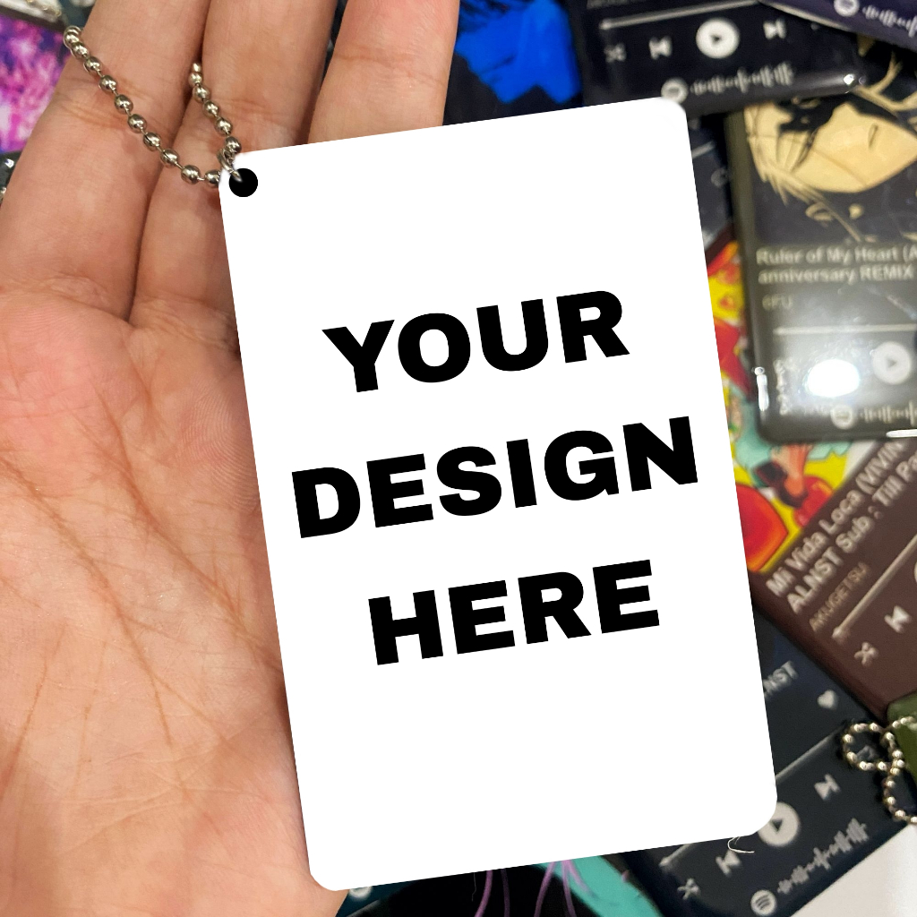 Alienandastronaut Custom Keychain Bag Charm Premium HD 2 Sides Spotify Model Free Custom Design As Y