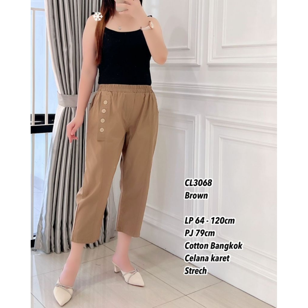 CL3068 กางเกงผ้าฝ้าย 3068