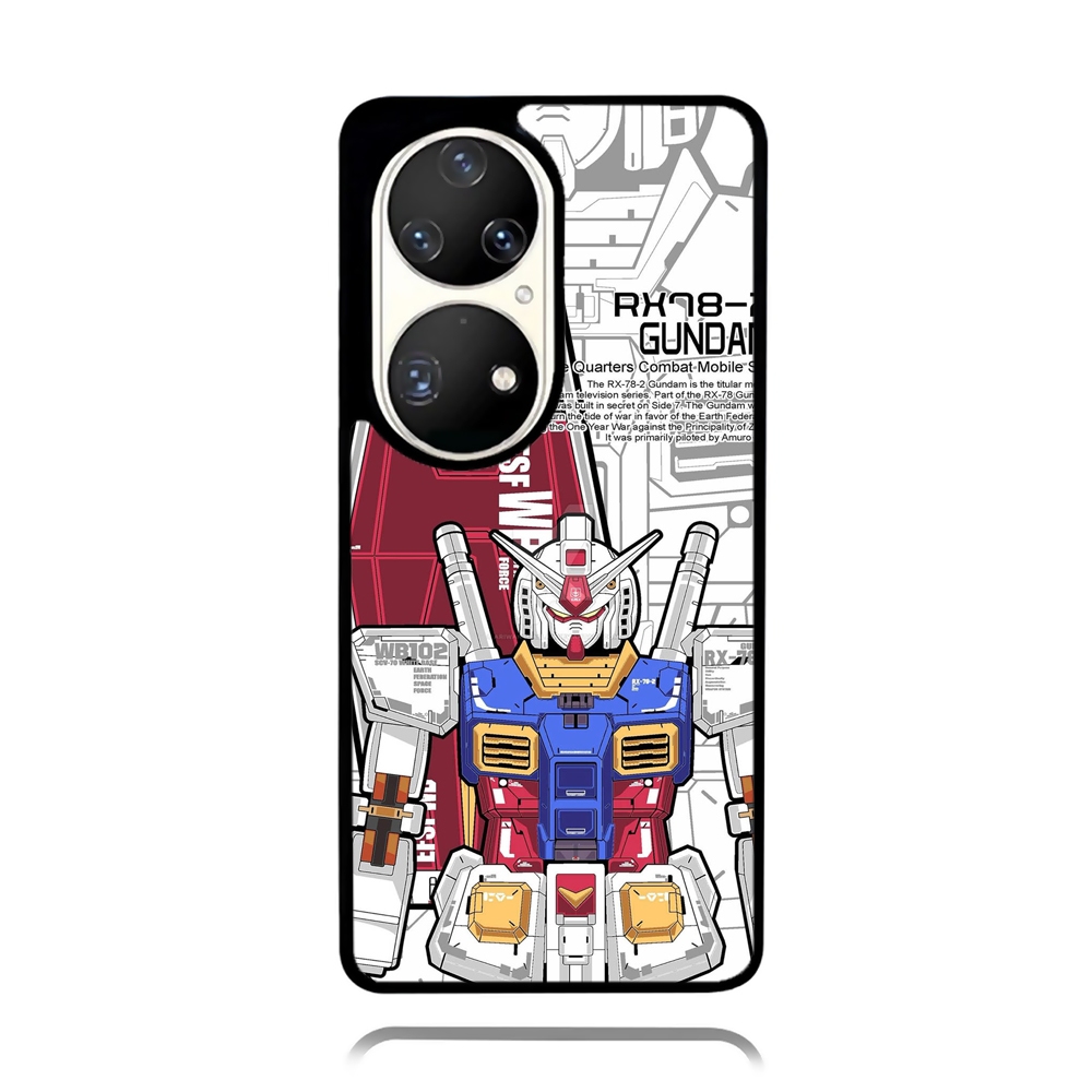 HP Huawei P70 P60 P50 P40 P30 P20 P10 Pro TPU ยาง RX 78 กันดั้มเคสโทรศัพท์