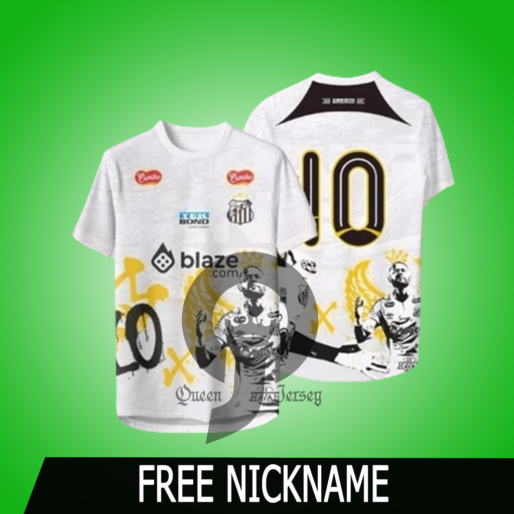 SANTOS FC NEYMAR EDITION JERSEY หลังหมายเลขชื่อฟรี