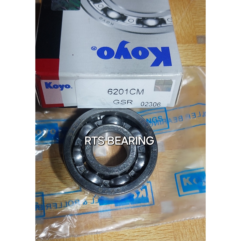 BEARING 6201 CM KOYO ล้อหน้าแบริ่ง HONDA