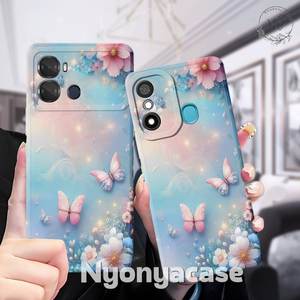 เคส Itel P40 - Itel P17 - Itel P65 - Itel A58 - Itel A49 - เคสแฟชั่น Softcase Macaron Protect Camera