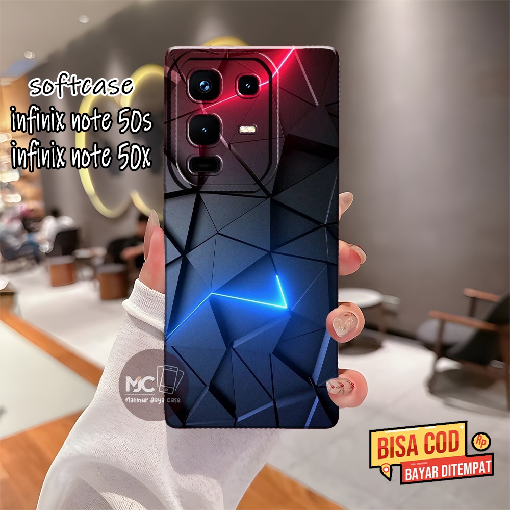 CASE INFINIX NOTE 50S NOTE 50X NOTE 50 NOTE 50 PRO LATEST - FASHION CASE - SOFTCASE PROCAMERA - MOTI