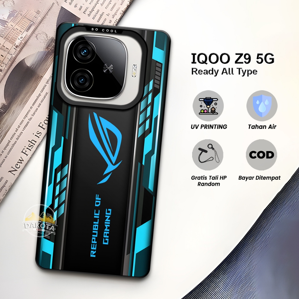 IQOO Z9 5G Premium Matte Softcase Hybrid Case | IQOO Z9X 5G Case R0G Motif | IQOO Z10 5G เคสแผ่น IMD