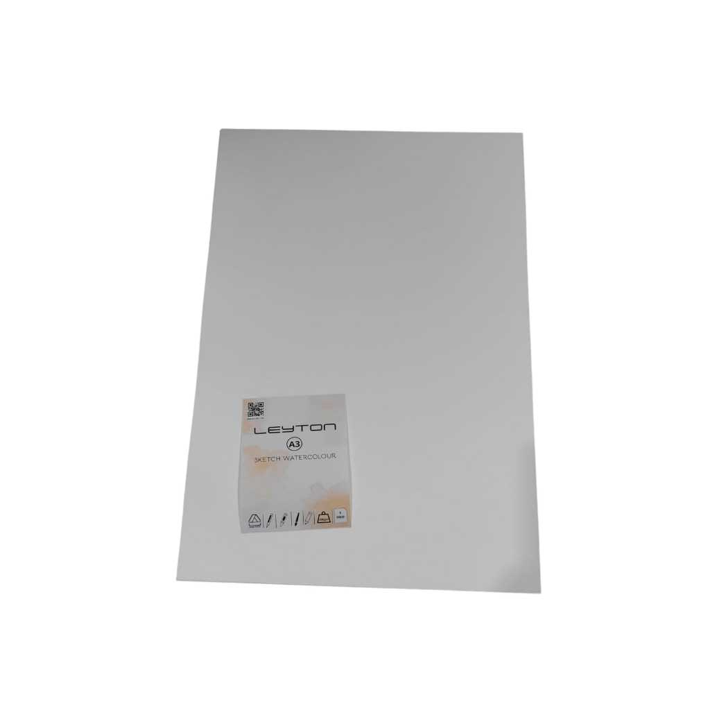 Leyton SKETCH กระดาษสีน้ํา A3 200แกรม 5 แผ่น