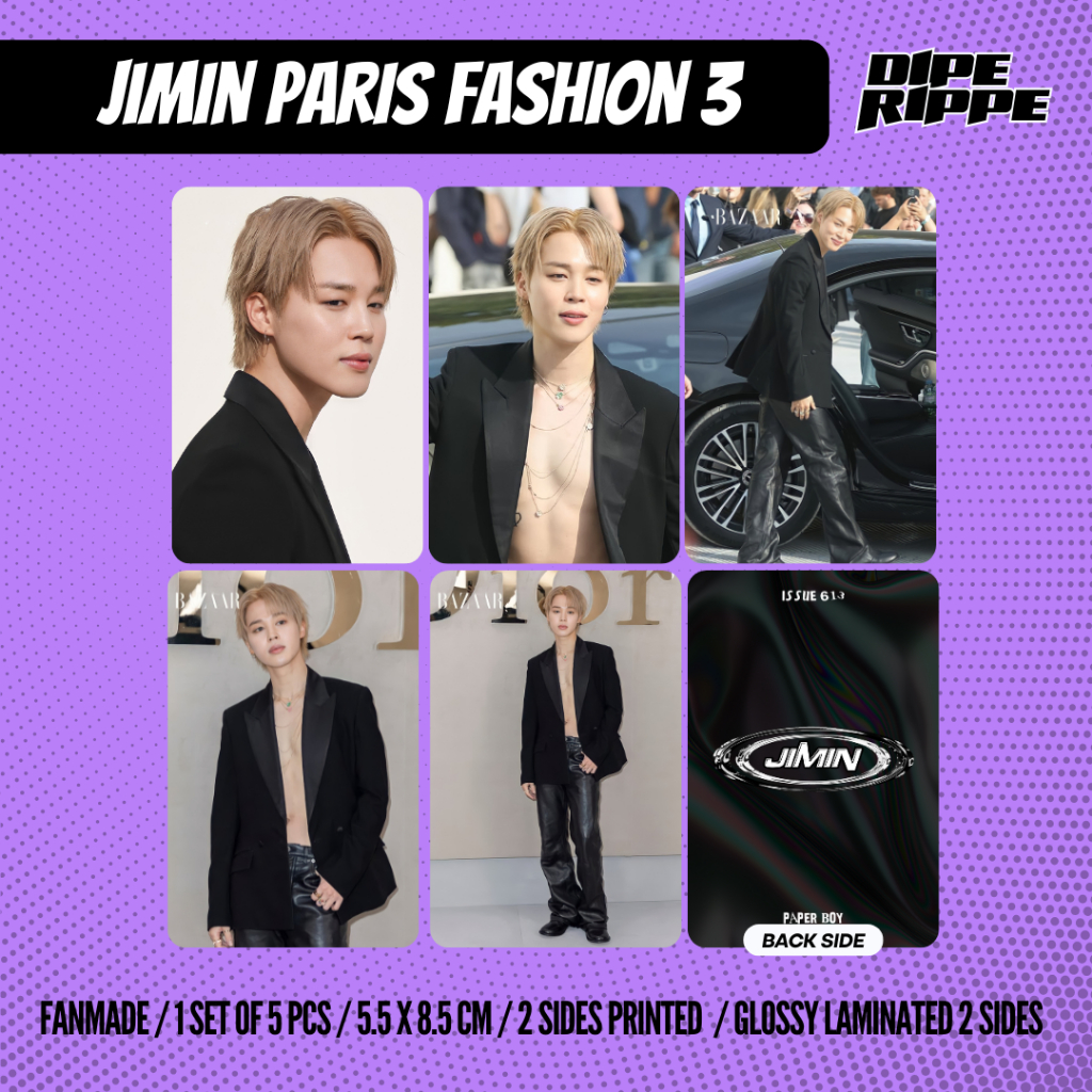 BTS - [1 AWT CONTENTTS 5 ชิ้น] JIMIN PARIS FASHION WEEK