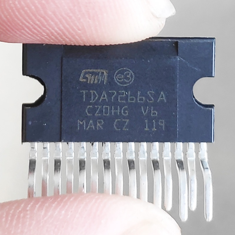IC TDA 7266 SA ทรานซิสเตอร์ TDA 7266SA IC TDA7266SA ST INTEGRATED CIRCUIT TDA7266 SA