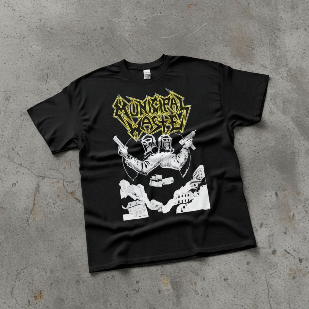 เสื้อยืด MUNICIPAL WASTE BAND OFFICIAL - TOXIC TWINS