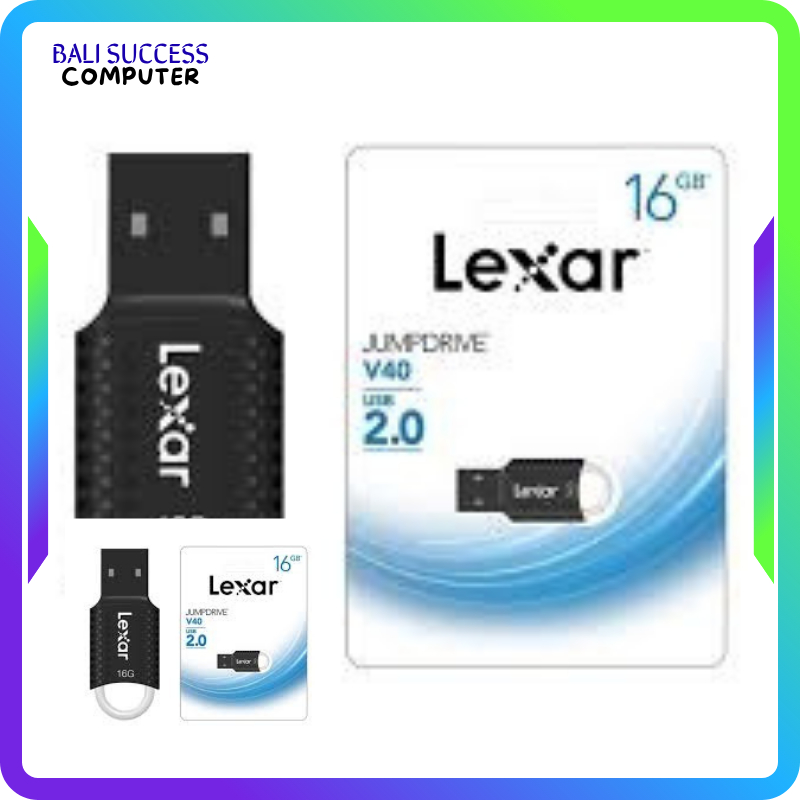 Lexar V40 16GB Flashdisk / Lexar 16GB Flashdisk / Lexar แฟลชไดรฟ์ 16GB