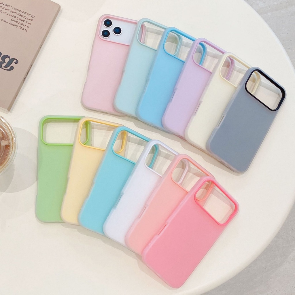 Jelly Color 2 in 1 Case REALME 5 5i 5S 14 14T C11 C15 C17 7i C20 C20A C21Y C25Y C25 C12 C53 C51 C53 