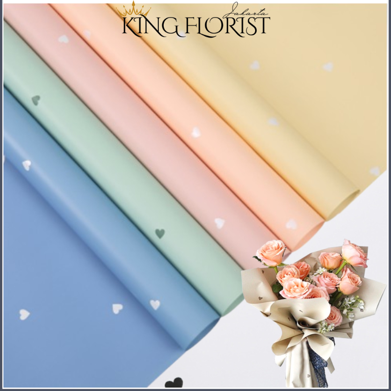 กระดาษห่อดอกไม้ Florist Love Motif 6134