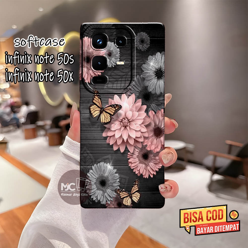 CASE INFINIX NOTE 50S NOTE 50X NOTE 50 NOTE 50 PRO LATEST - FASHION CASE - SOFTCASE PROCAMERA - MOTI