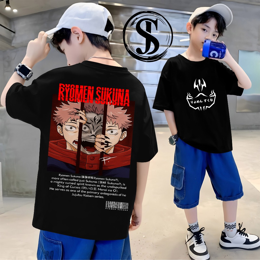 RYMEMEN SUKUNA PREMIUM CHILDRENS T-SHIRT / JUJUTSU KAISEN / เสื้อยืด DISTRO