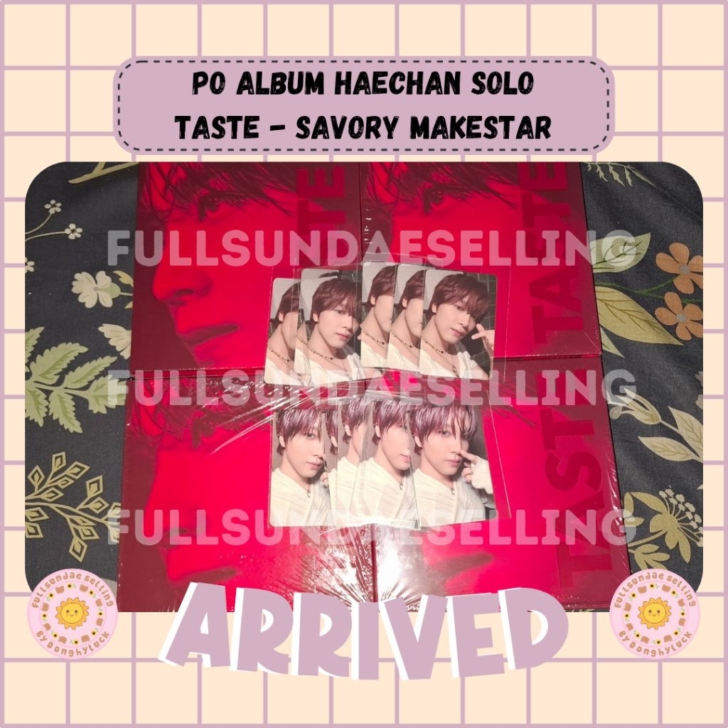 NCT Haechan Solo Album Holo - Taste Savory POB Makestar