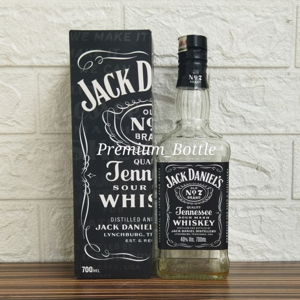 Jack Daniels 700ml ขวดเปล่า + กล่องใหม่