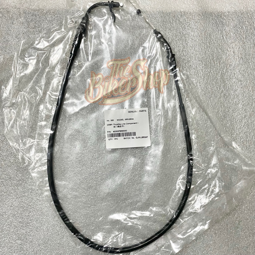 QJ MOTOR SRV 250A สายคันเร่ง QJ แท้