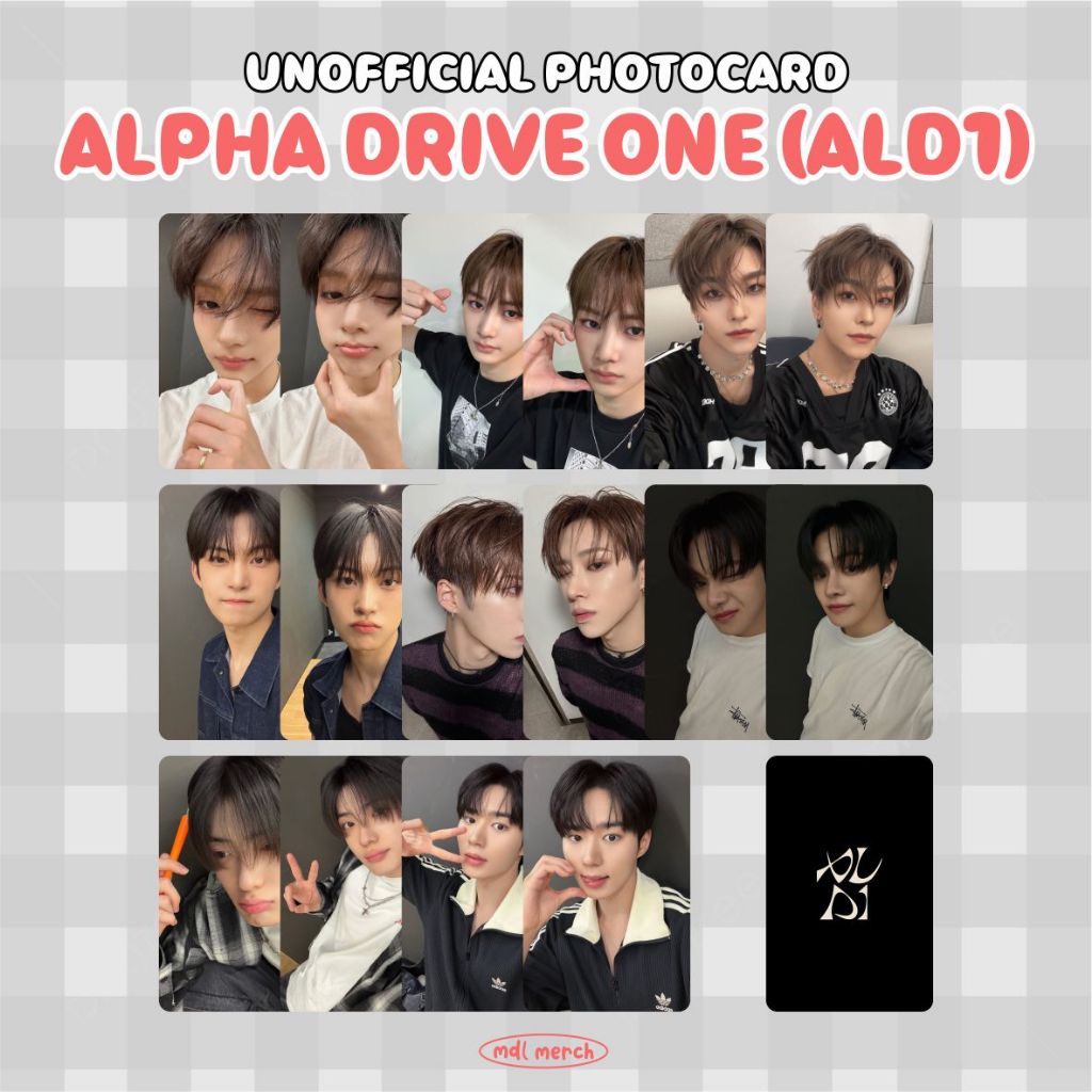ALD1 / ALPHA DRIVE ONE / PHOTOCARD UNOFFICIAL KPOP / BOYS 2 PLANET / BOYS II PLANET / BOYS PLANET 2