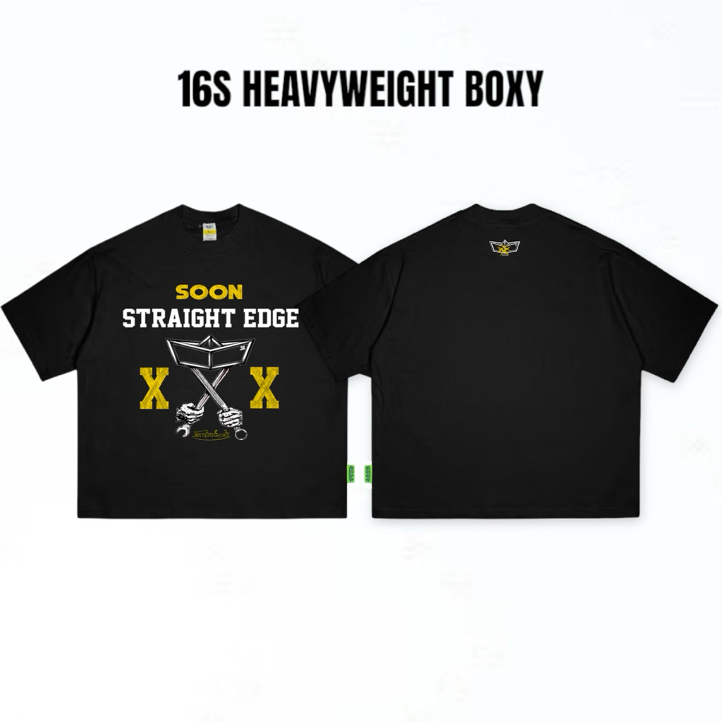 เสื้อยืดแขนสั้น merintis31society 16s Boxy fit Soon