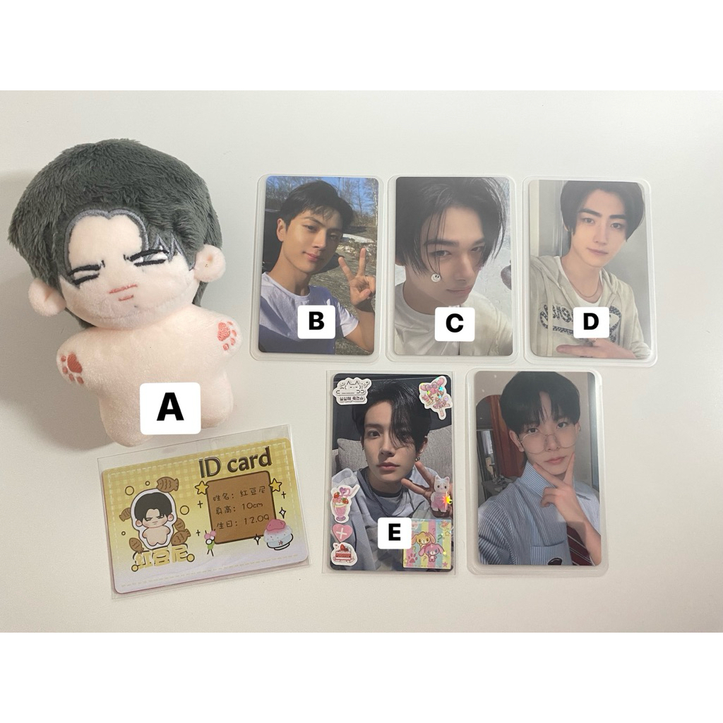 Aab photocard enhypen & ตุ๊กตา hongdouni