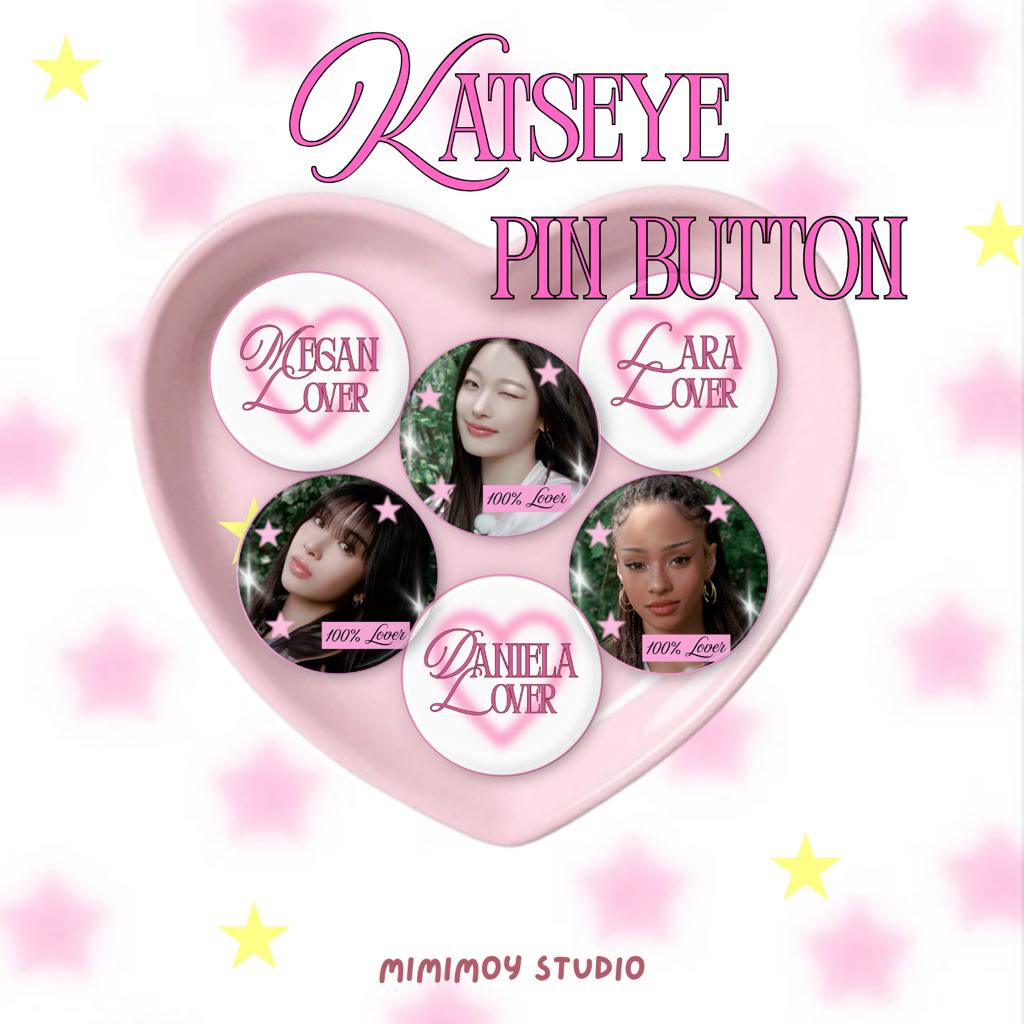ชุดปุ่มพิน KATSEYE**