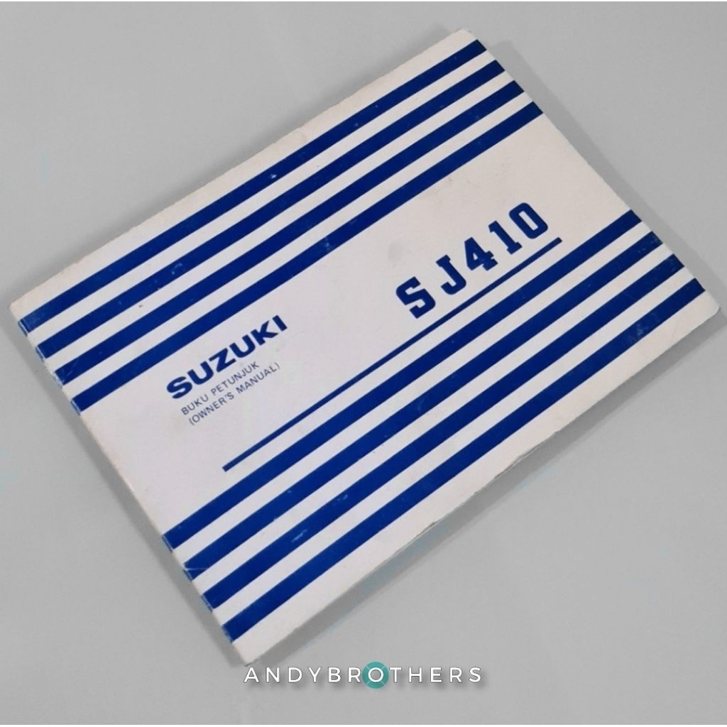 เจ้าของคู่มือหนังสือ SUZUKI SJ410 SJ410Q SJ410V SJ410K JIMNY Trepes 4x4 1982-1986 เดิม