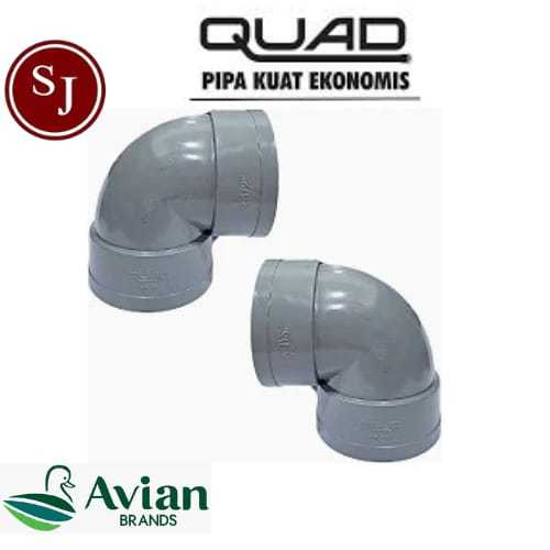 QUAD KANI 21/2 D INCH QUAD KNEE 21/2 D INCH ELBOW CONNECTION 21/2 INCH QUAD