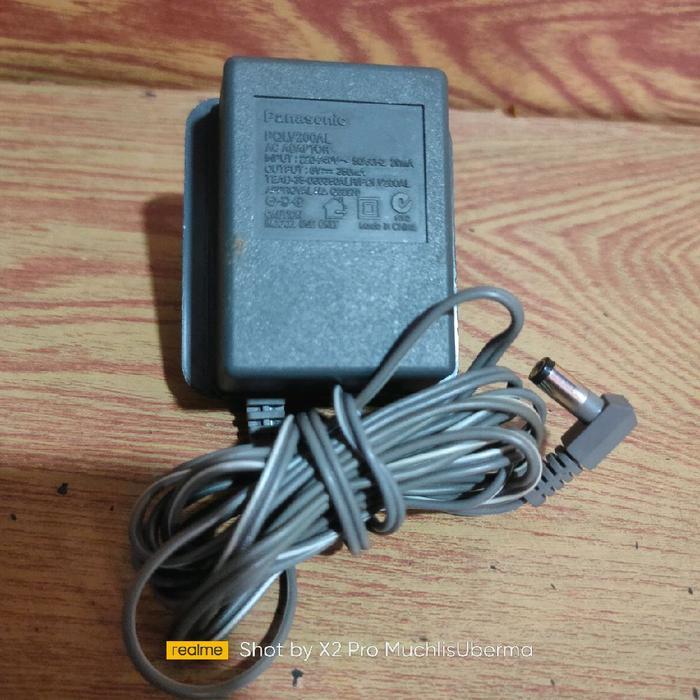 อะแดปเตอร์ Panasonic pqlv200al 6v 350mA