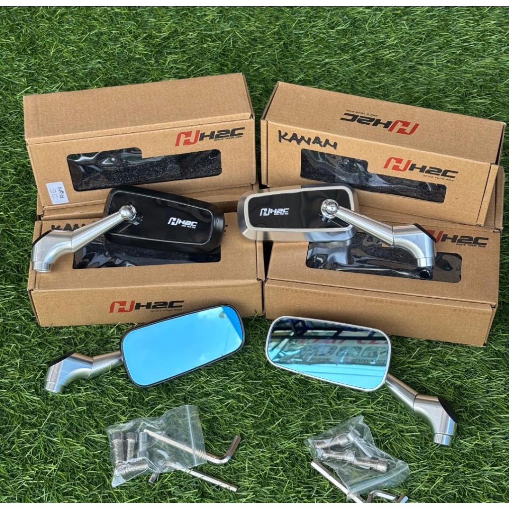 H2c เวียดนาม SILVER กระจก H2c เวียดนาม SILVER/กระจกสีดํา