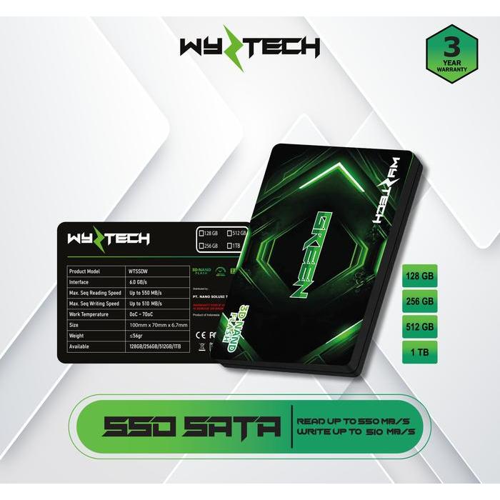 WYZTECH Ssd Sata 512GB 2.5 SATA III