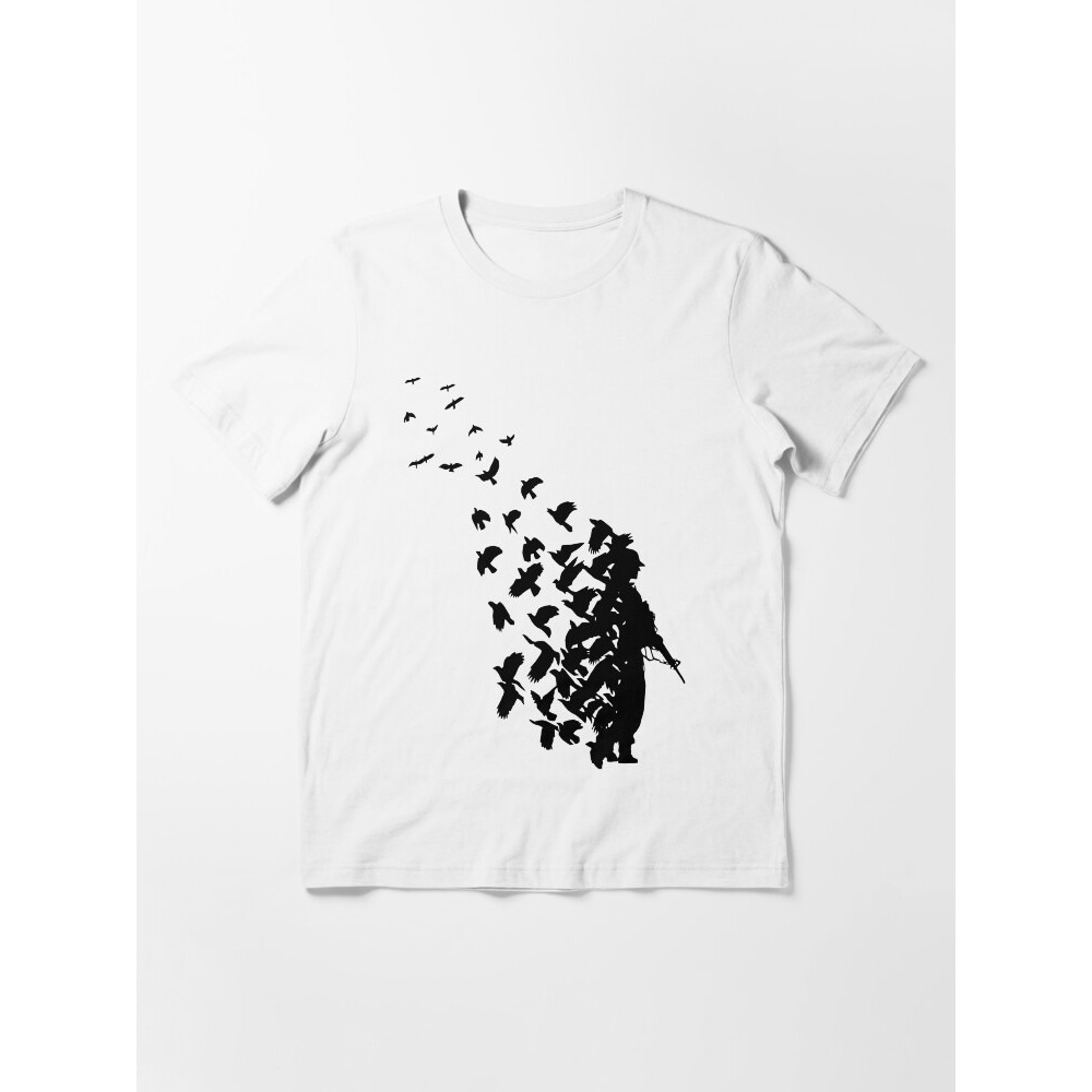 เสื้อยืด Banksy Birds Essential