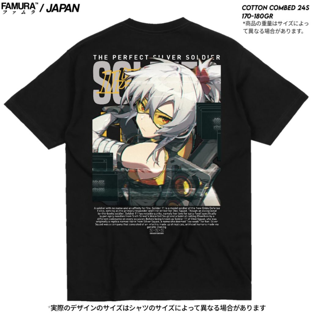 เสื้อยืด FIMURA / เสื้อเกมทหาร 11 ZZZ Zenless Zone Zero